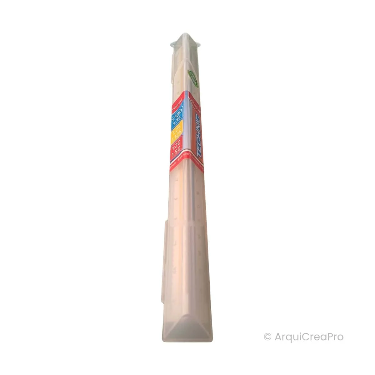 Escalímetro triangular 30 cm Technic Maped vista frontal.