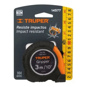 Flexómetro Gripper Contra Impactos Truper