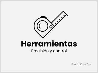 Herramientas de precisi&oacute;n para medici&oacute;n y control en proyectos arquitect&oacute;nicos